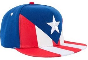 Gorras (Cap) con la bandera de Puerto Rico