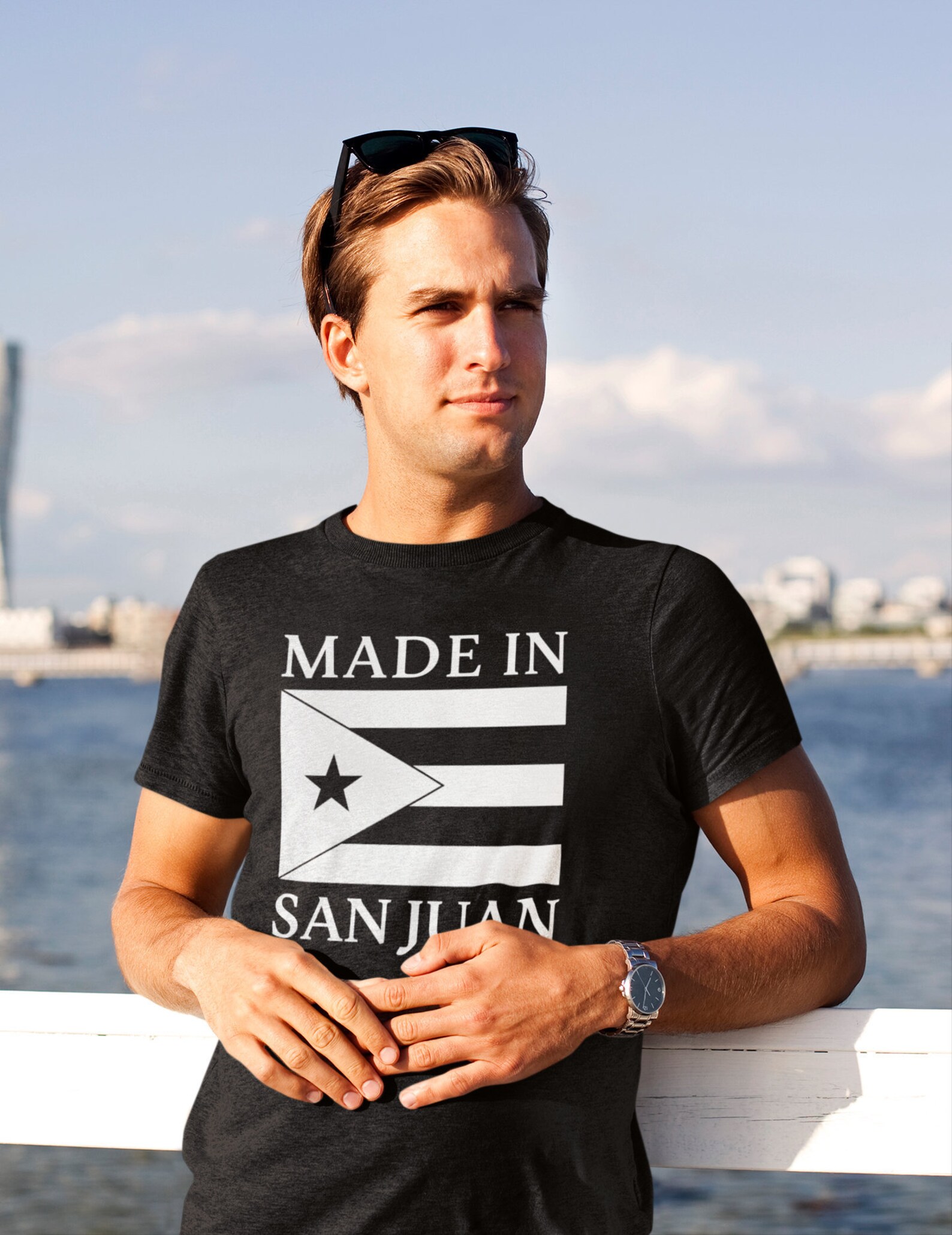 Camisa customizada publos de Puerto Rivo